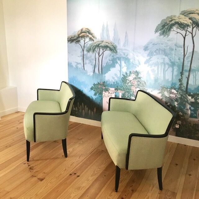 Pair of Daisy Simon sofas