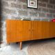 Vintage Scandinavian teak sideboard, 1970.
