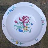 Set of 3 earthenware dishes from Sarreguemines, Riquewihr model.