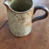 Stoneware cider pitcher
