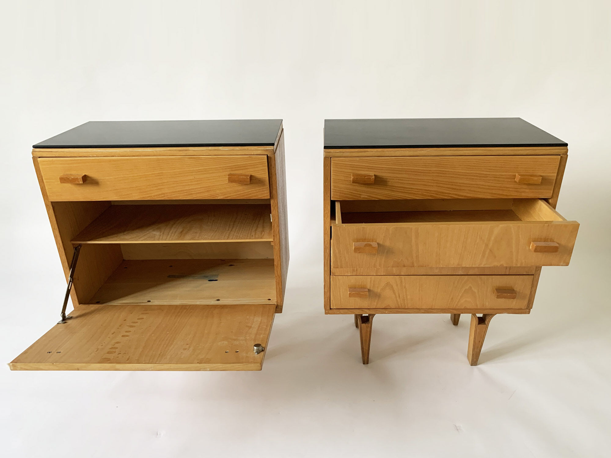 Pair of Nightstands, Novy Domov, Czechoslovakia, 1960s
