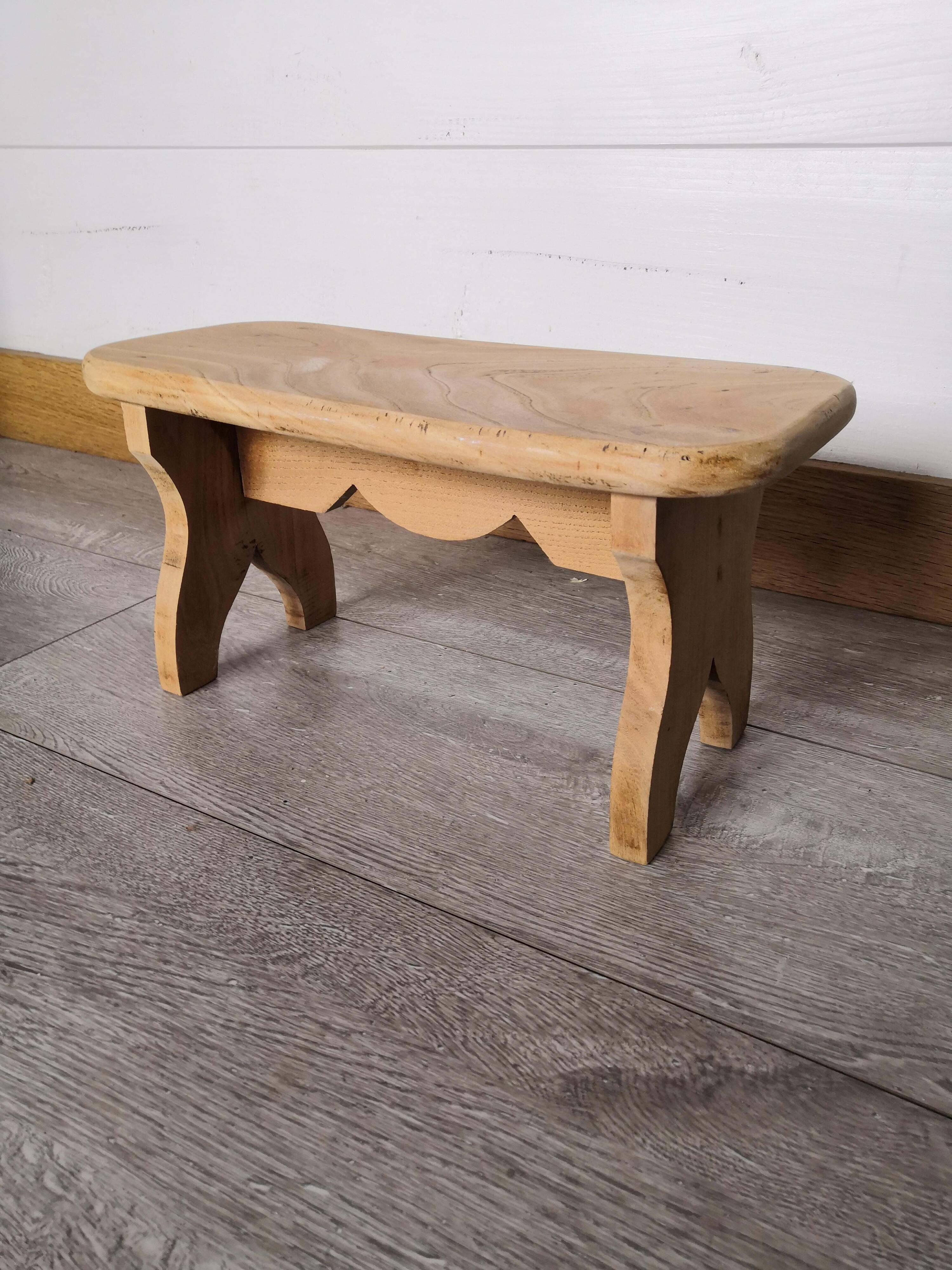 old small bench or step stool