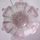 Fascinating Vintage Murano Glass Ceiling lamp Pink
