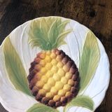 Assiette a dessert en barbotine