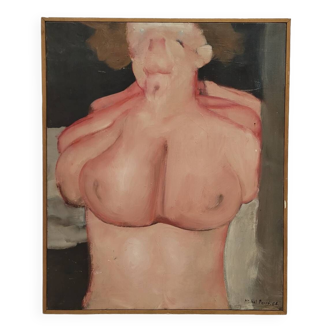 Michel Parré modern painting in the spirit of Maurice Bacon 1964