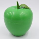 Vintage ice bucket in the shape of a green apple
