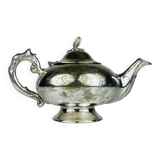 Vintage silver-plated teapot, Italy 1950s