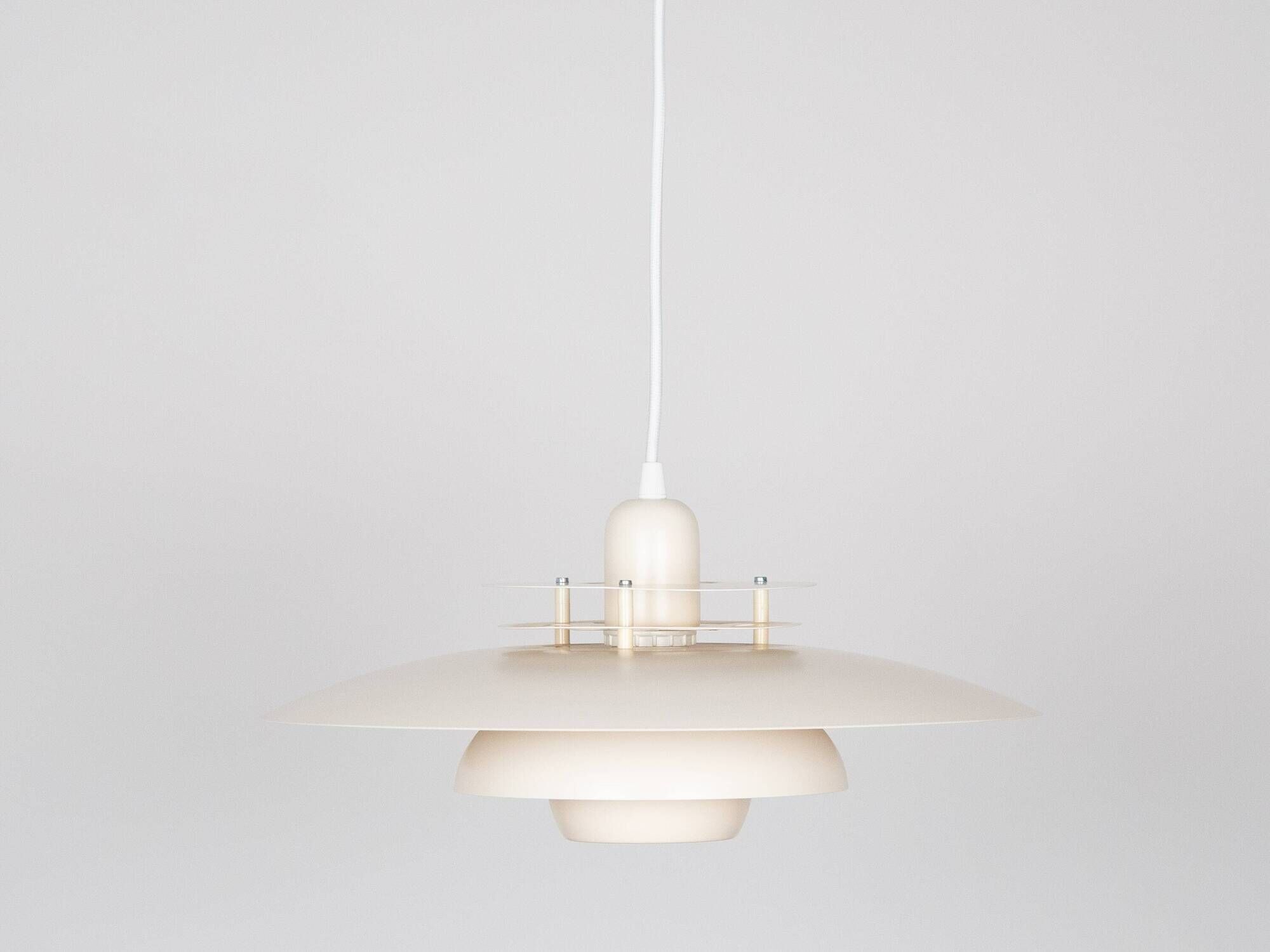 Suspension vintage danoise de la marque EL-light, années 1980