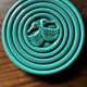 Art Deco trivet in green glazed earthenware - Saint Clément