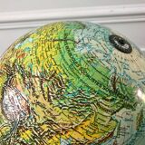 globe terrestre lumineux design scandinave Made in Denmark 1976