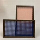 Set of trays (wood: smoked oak)