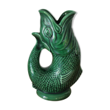 Zoomorphic pitcher in ceramic fish