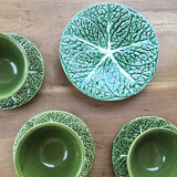 "Cabbage" Bowl and plate set