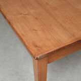 Ancienne table de ferme en bois massif