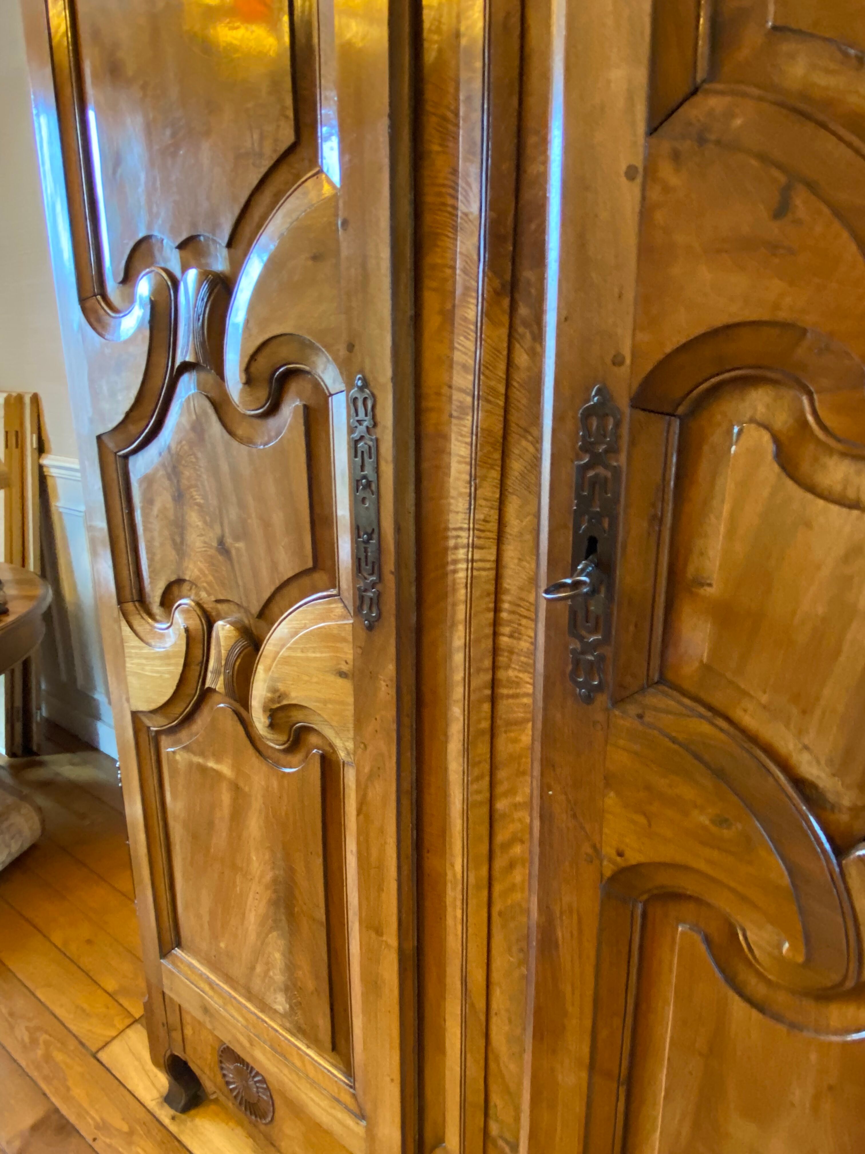 Solid walnut cabinet