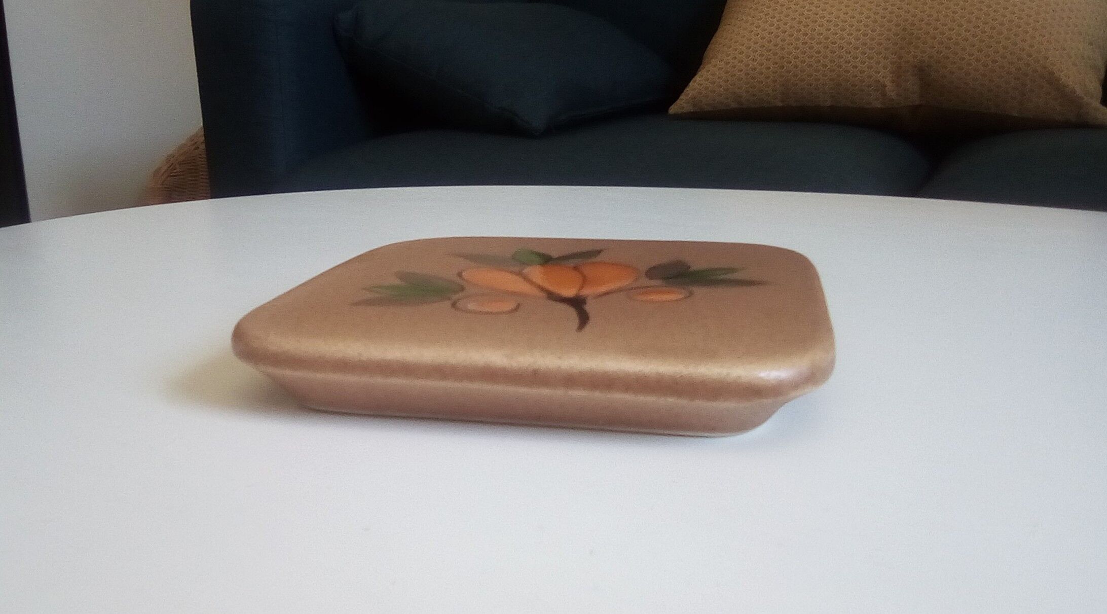 Vintage sandstone dish bottom
