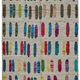 Tapis boho recyclé turc fait main 206 cm x 283 cm