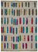 Tapis boho recyclé turc fait main 206 cm x 283 cm