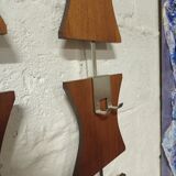 Scandinavian teak coat/hat wearer