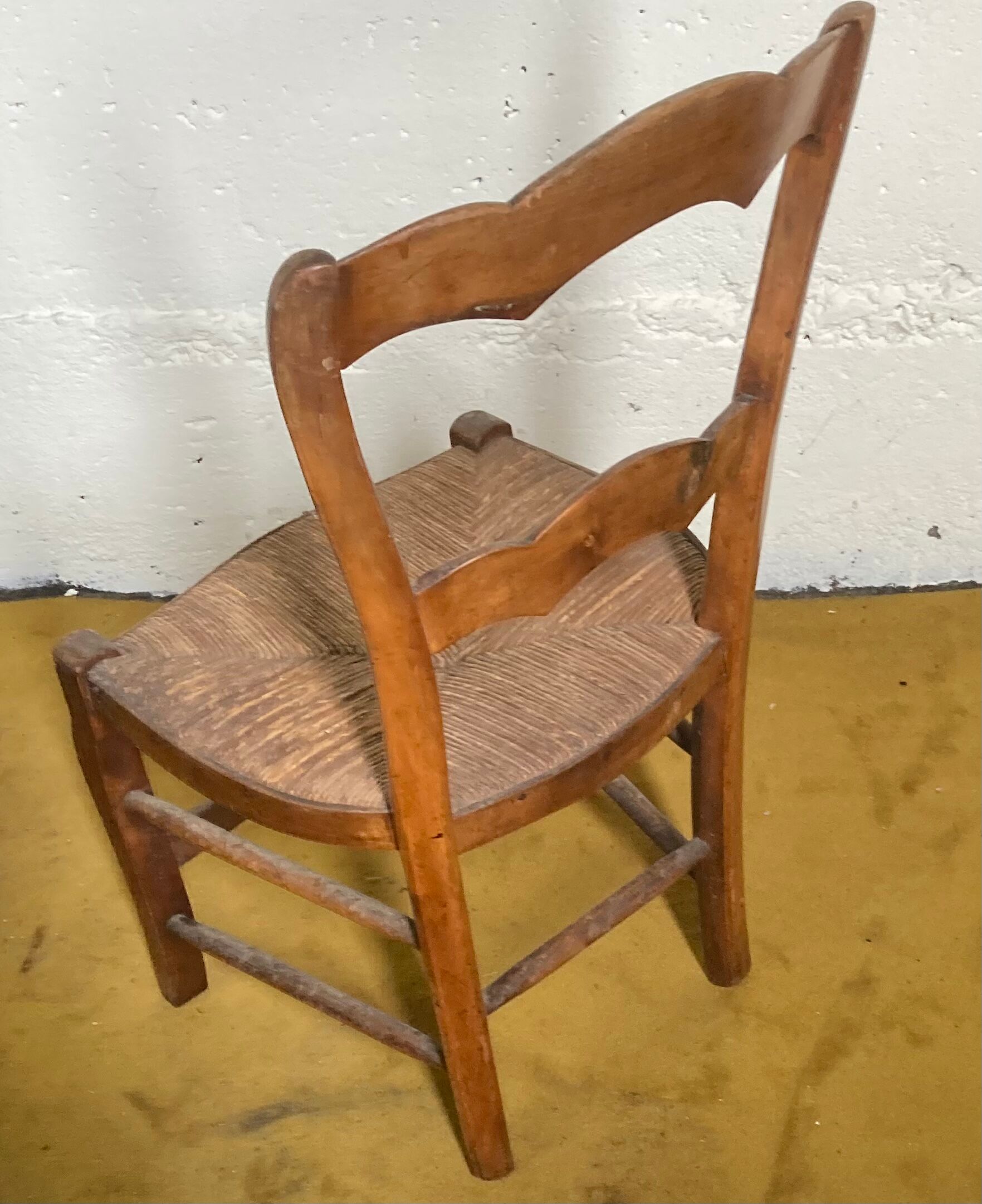 Straw chairs countryside