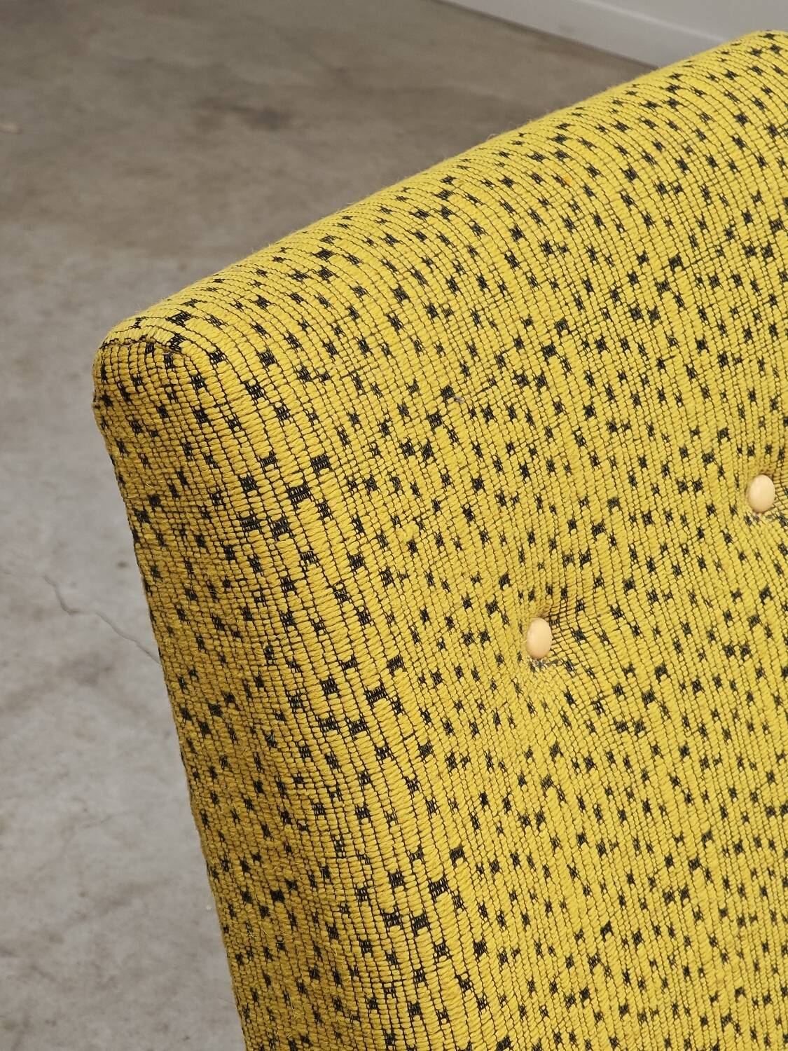 Pair of Yellow armchairs by Jaroslav Smidek for Ton (Thonet) Expo 58