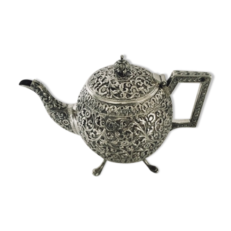 Solid silver teapot