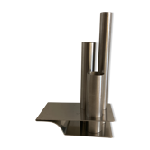 Soliflore stainless steel vase Létang Rémy, 1970