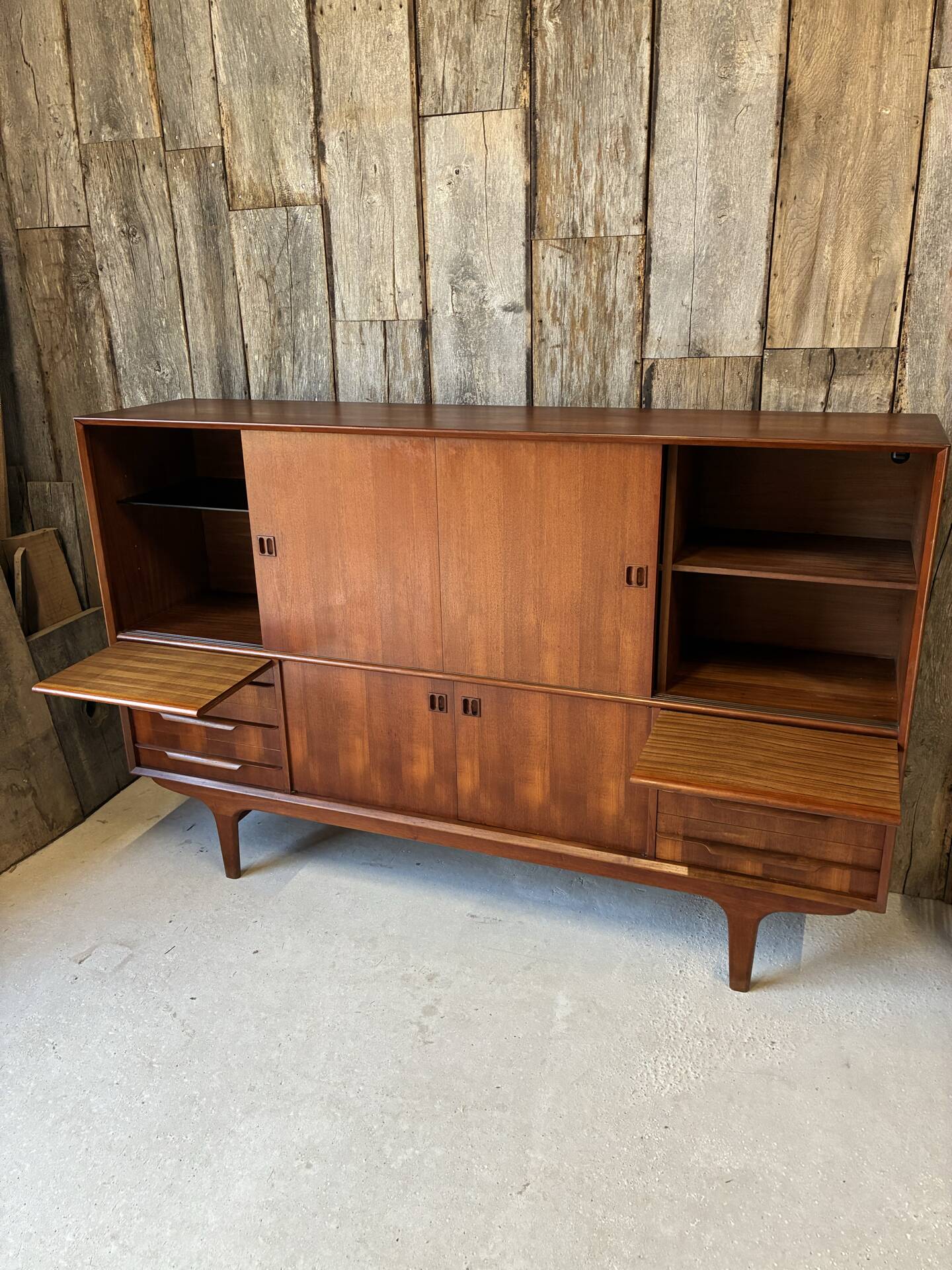 Enfilade, buffet en teck