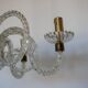 Lustre vintage en verre