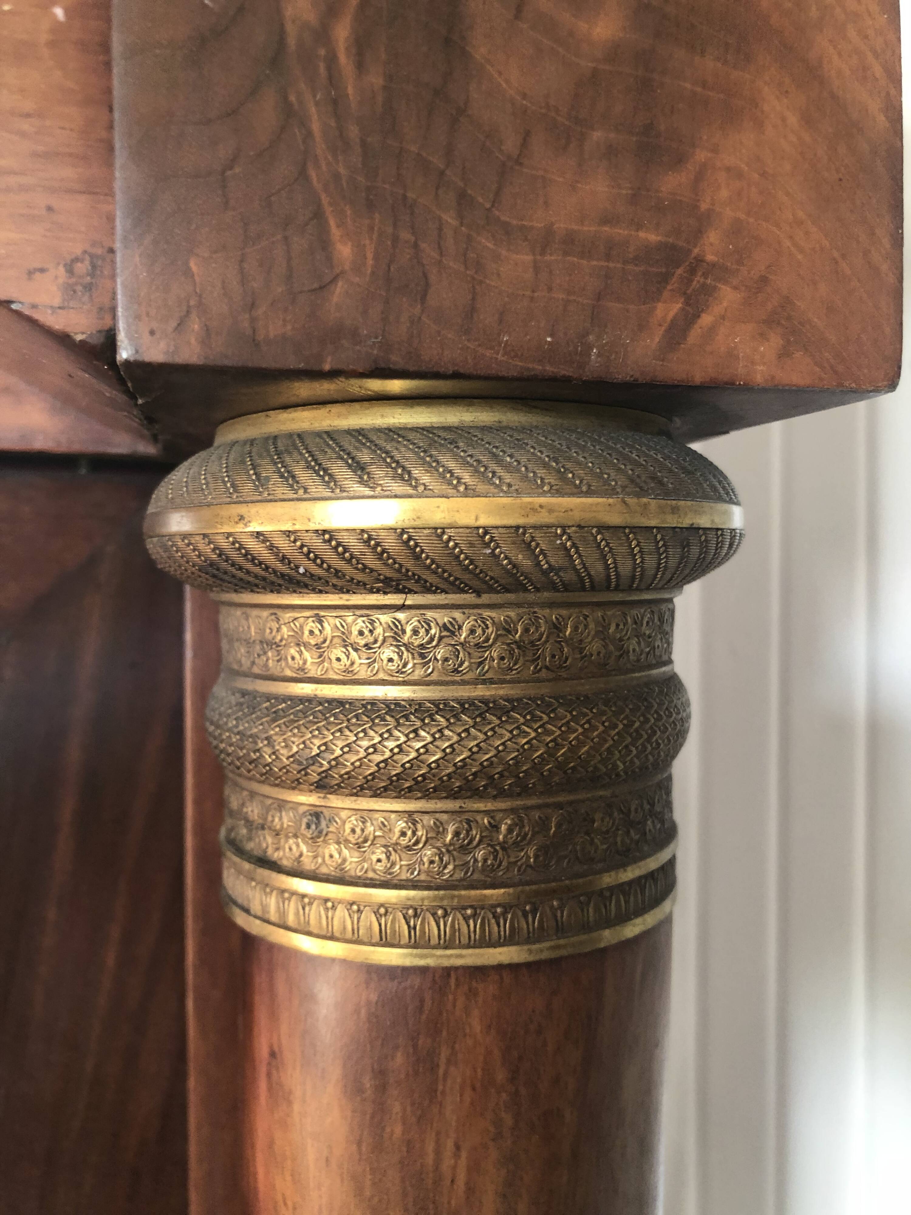 Empire Mahogany Display Cabinet from the Period