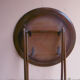 Round and folding bridge table