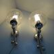 Paire d'appliques boules murales style vintage