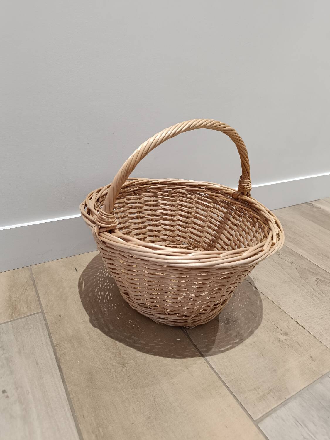 Vintage wicker basket