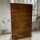 Blue patinated workshop furniture locker room