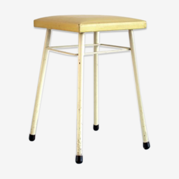 Tabouret en métal Barbantia années 60