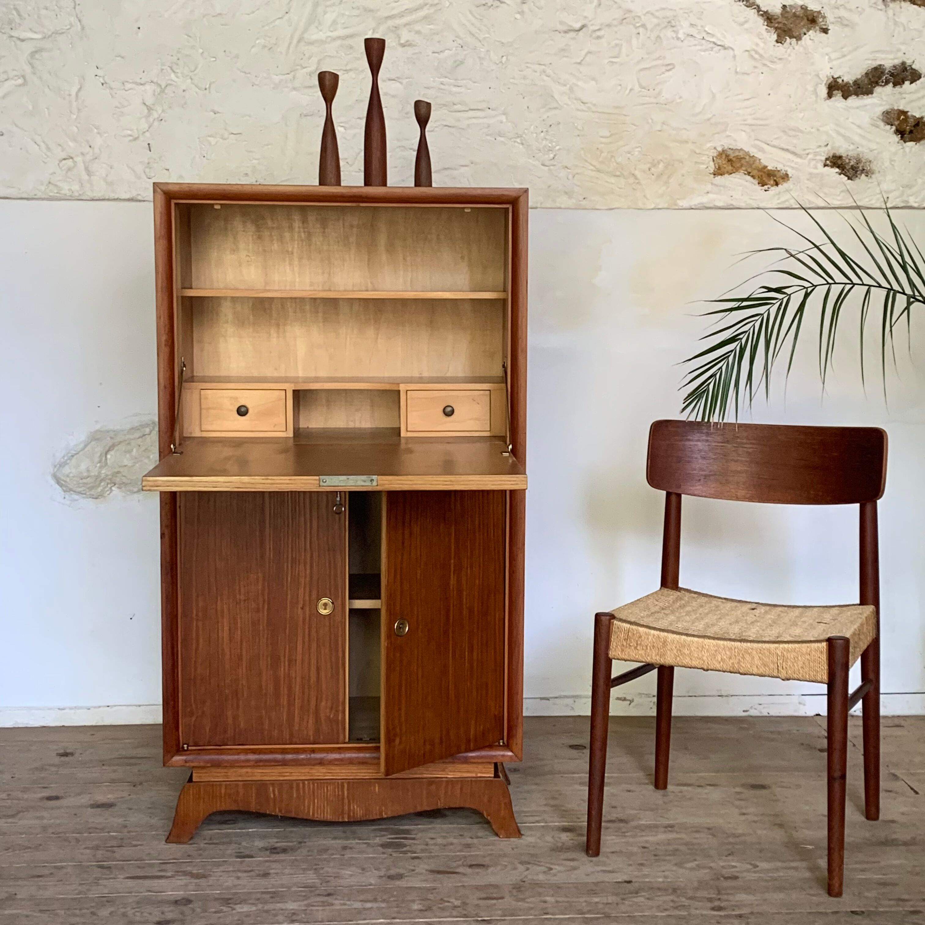 Bureau secrétaire vintage