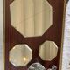 Centerpiece and two coasters in old beveled mirror, art deco