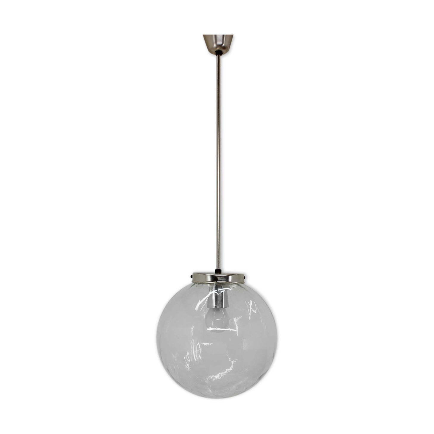 Kamenický Šenov hanging lamp 1960