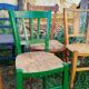 6 antique chairs