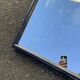 Large black wood mirror 116 x 64