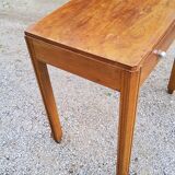 Walnut art deco writing table