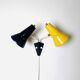 Double Cone Wall Lamp By J.J.M. Hoogervorst For Anvia Nederland, The Netherlands Early 1950S