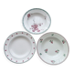 Set of 3 mismatched hollow plates Badonviller