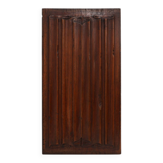 16th Century oak carved Gothic Panel, Belgium