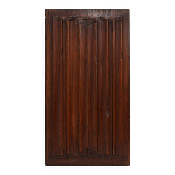 16th Century oak carved Gothic Panel, Belgium