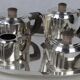 Art-Deco tea set Christofle designer Luc LANEL