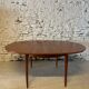1960s Scandinavian extendable teak round table