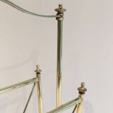 Brass magazine rack. Maison Jansen