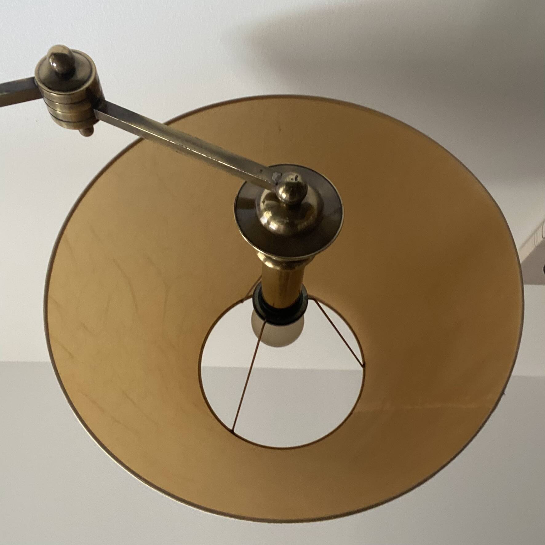 Reading lamp, floor lamp, adjustable arm lamp.