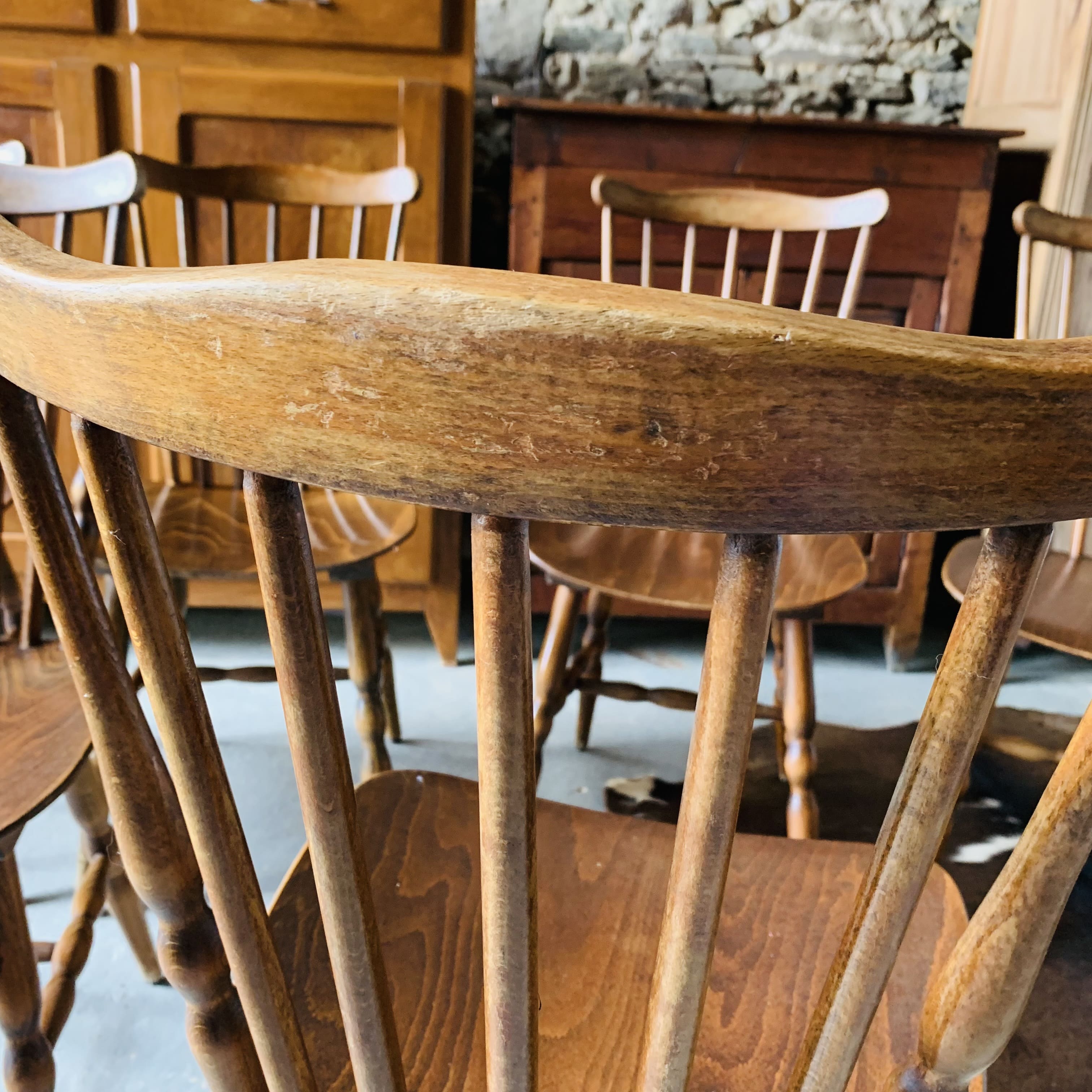 Set of 4 Baumann bistro chairs, Tacoma model